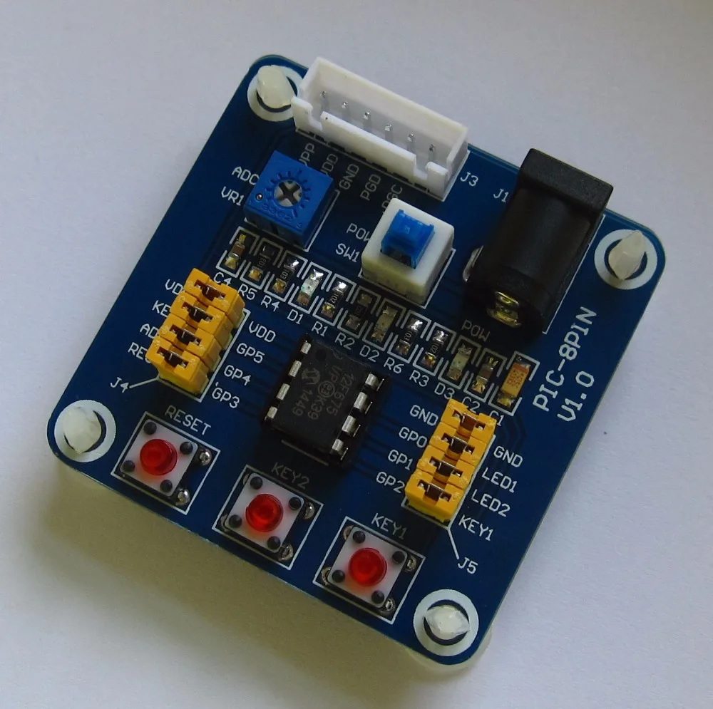 لوحة تطوير PIC12F675/629/683/615/609/508/509/510/لوحة تجريبية للتعلم