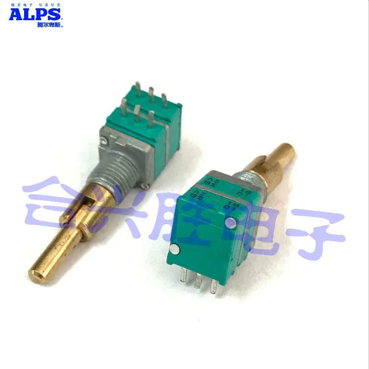 2pcs for ALPS two-axis double precision potentiometer type RK097 B10K amplifier car audio navigation volume