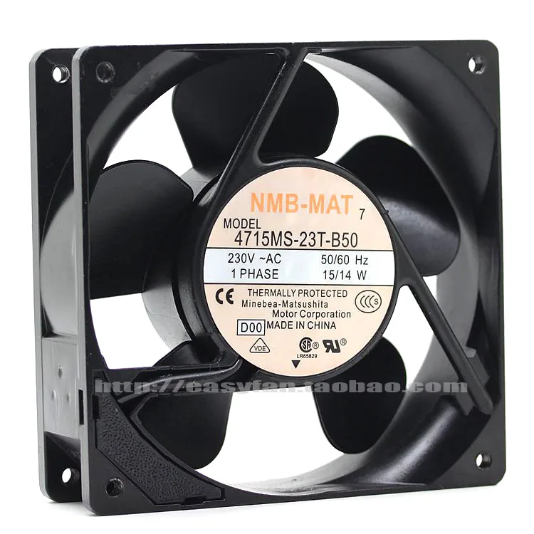 NEW NMB-MAT Minebea 4715MS-23T-B50 12cm 12038 230V 15W cooling fan