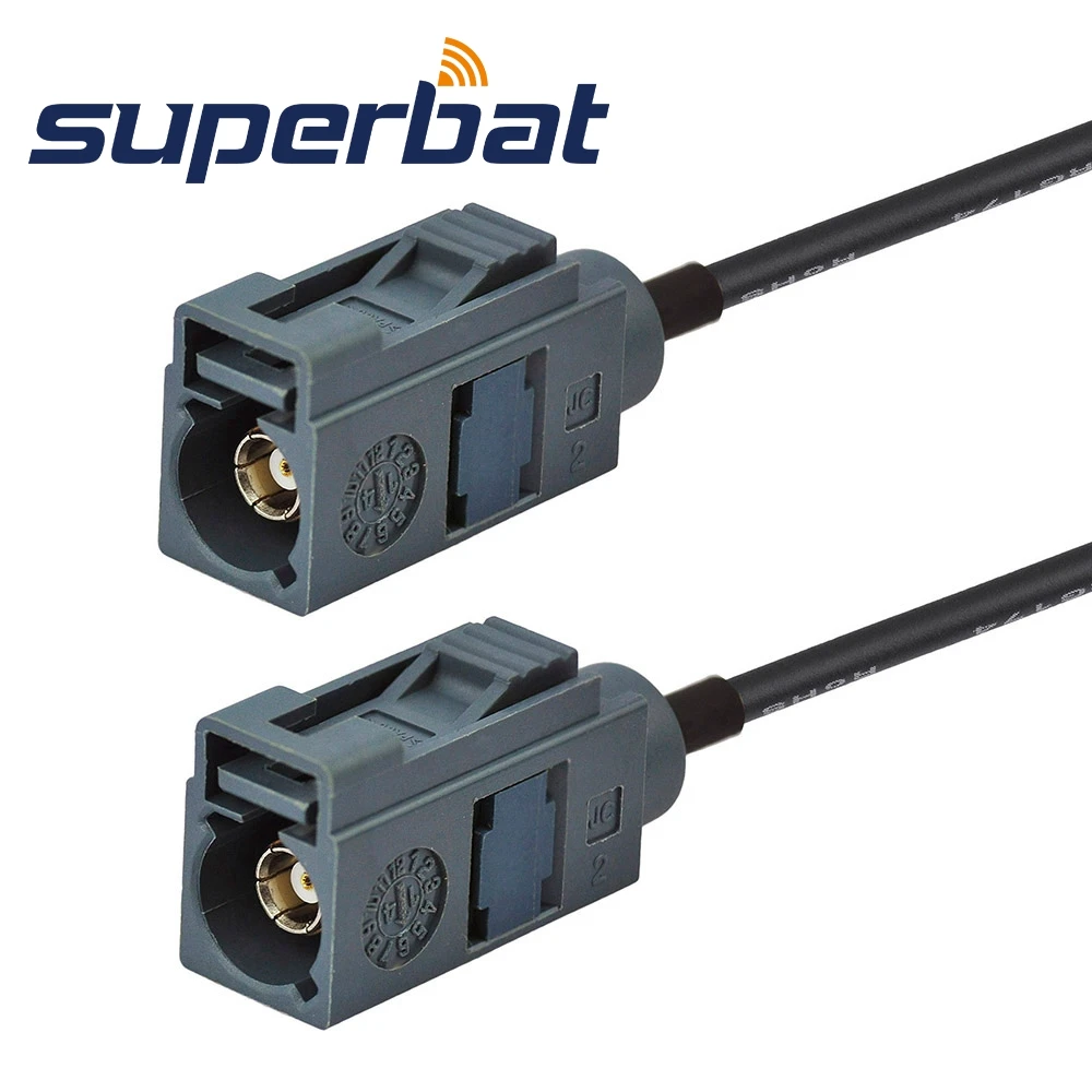 

Superbat Fakra "G" Jack to Female Прямой косичка RG174 Коаксиальный кабель 600 см для электроники