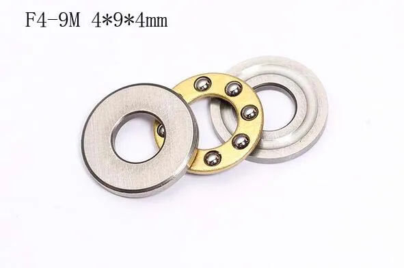 Cuscinetto assiale a sfere assiale a 5 pezzi F4-9M 3 parti 4mm x 9mm x 4mm nuovo