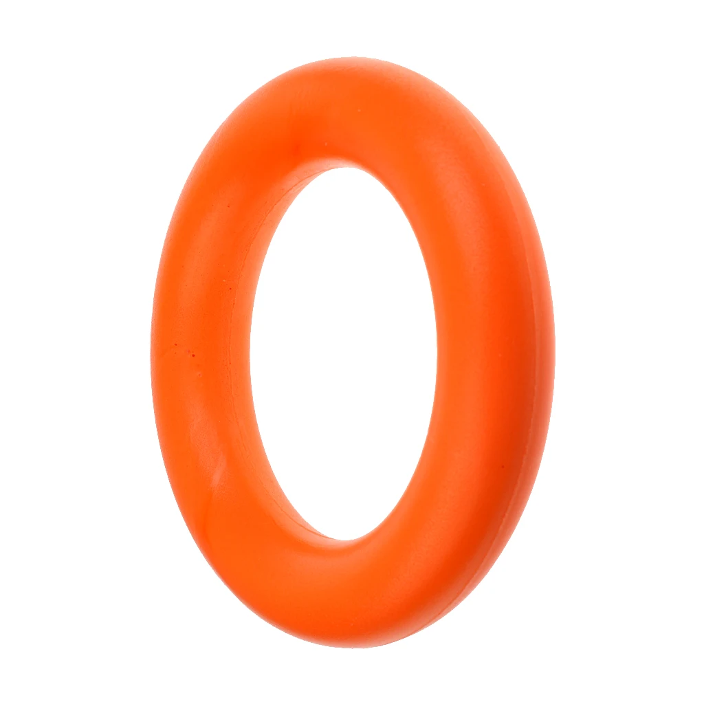 Rubber Floating Ring Bracelet Buckle Buoy for Water Rescue Life Saving Rope Water Sports Equipement Orange For Pool Piscina