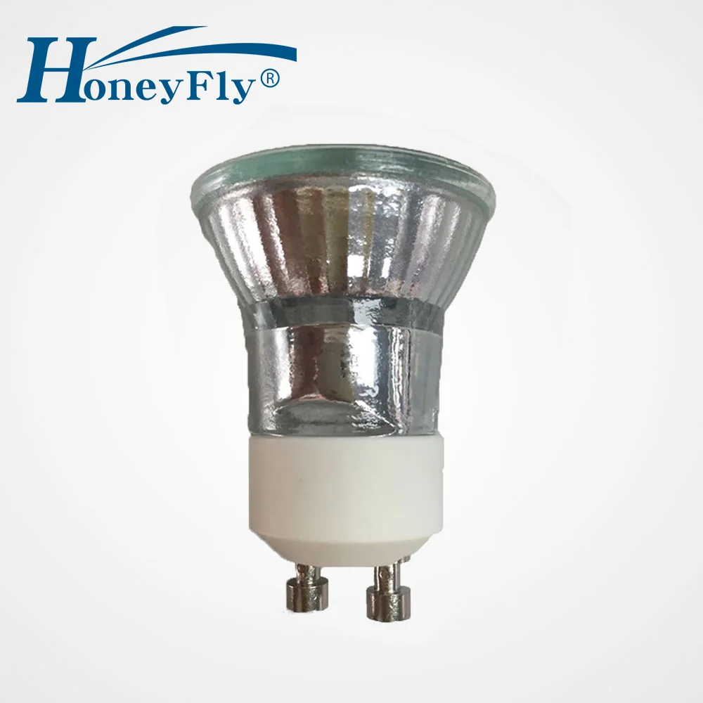 

3 шт., приглушаемая галогенная лампа HoneyFly MR11 GU10, 35 Вт + C(35 мм), 230 В, мини галогенная лампа 3000K, галогенная лампа, Точечный светильник для лавовой лампы