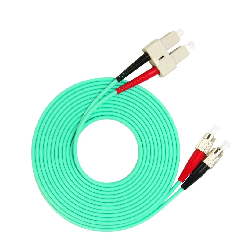 SC to FC 10GB Laser Optimized Multimode Fiber Patch Cable OM3 SC/UPC to FC/UPC optical fiber patch cord 3M 5M 10M 15M