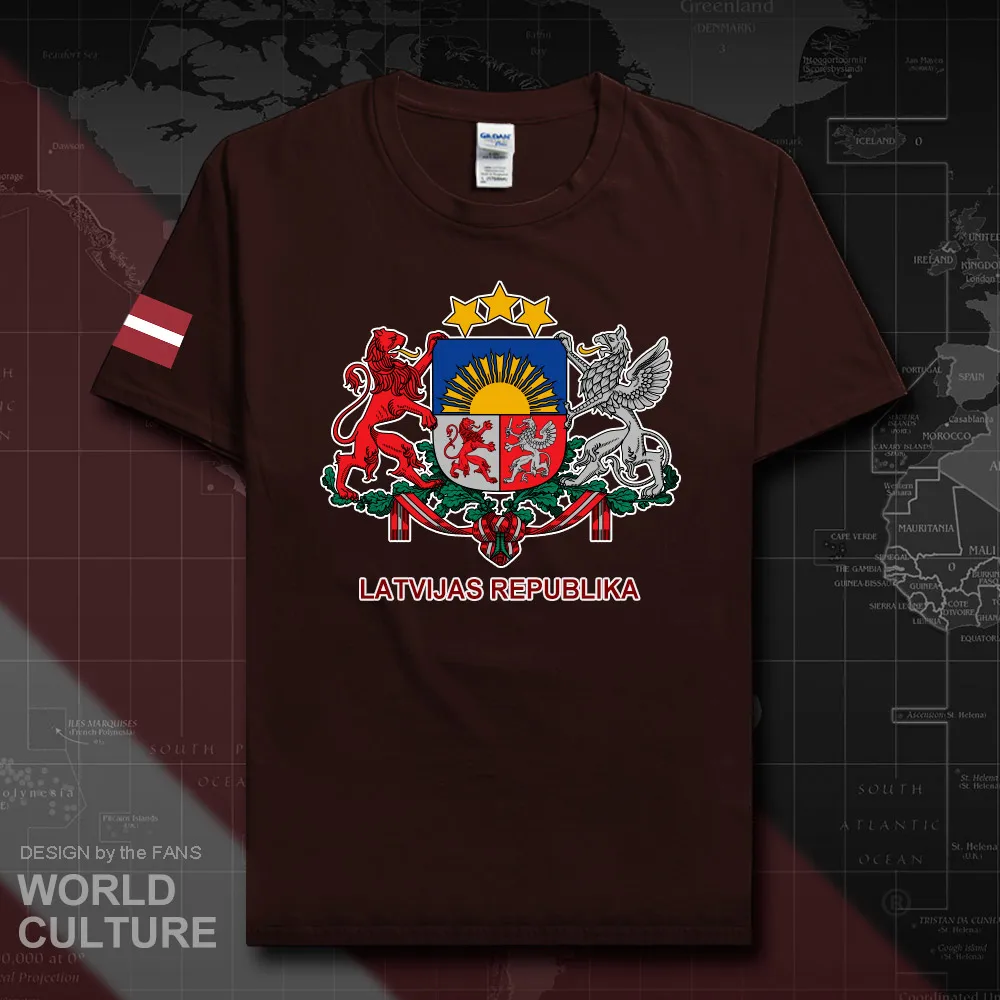 Latvia Latvija men t shirts fashion 2018 jerseys nation team 100% cotton t-shirt clothing tees country sporting Latvian LVA 20