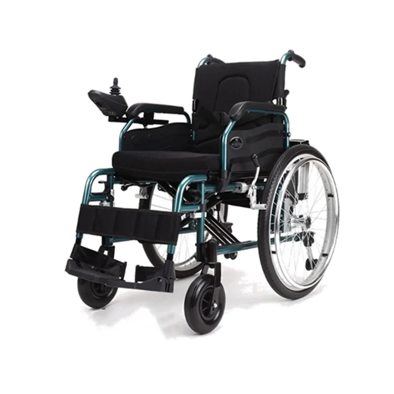 

Competitive Price Hot Selling Aluminum Folding Power Assist Big Wheel Electric Wheelchair For Disabled People