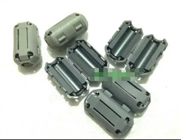 5 pz UF70B 5-8mm Cavo Clip Su EMI RFI Nucleo di Ferrite di Rumore Soppressore Filtro 7mm Diametro Interno Nero o Grigio