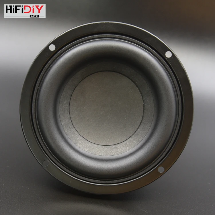 HI-FI DIY AUDIO 4.5 inch 60W Round Woofer Speaker High power BASS Home Theater 2.1 Subwoofer Unit 2 Crossover Louspeakers S4-116