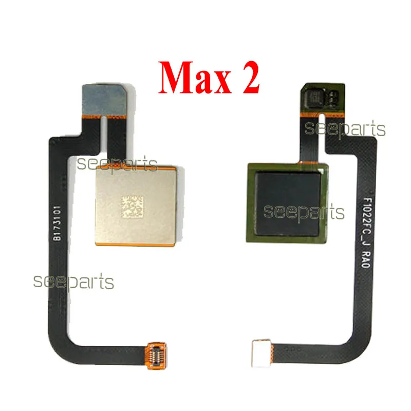 For Xiaomi Mi MAX 3 Fingerprint Sensor Button Touch ID Scanner Key Flex Cable Ribbon For Xiaomi Mi Max 2 FinerPrint Button