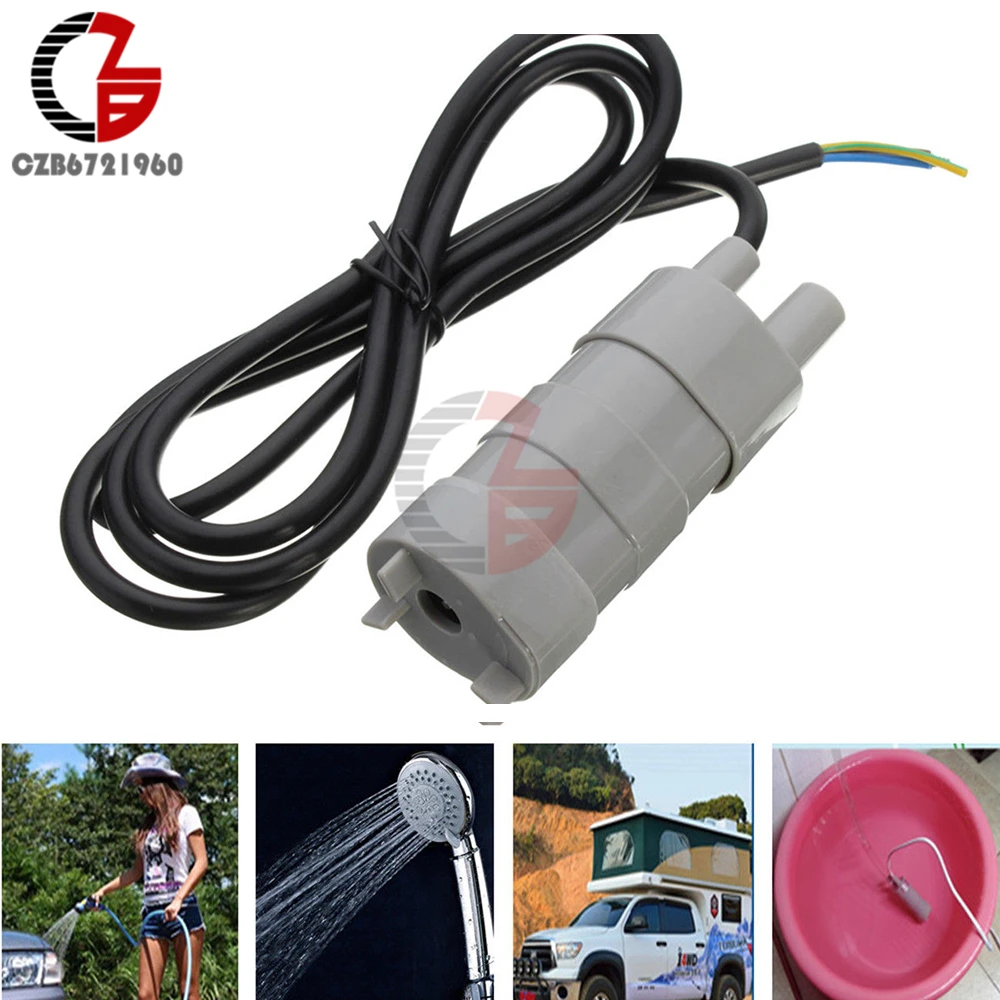 DC 12V 24V JT-500 Immersible Submersible Pump 600L/H 5M for Water Aquarium Bath