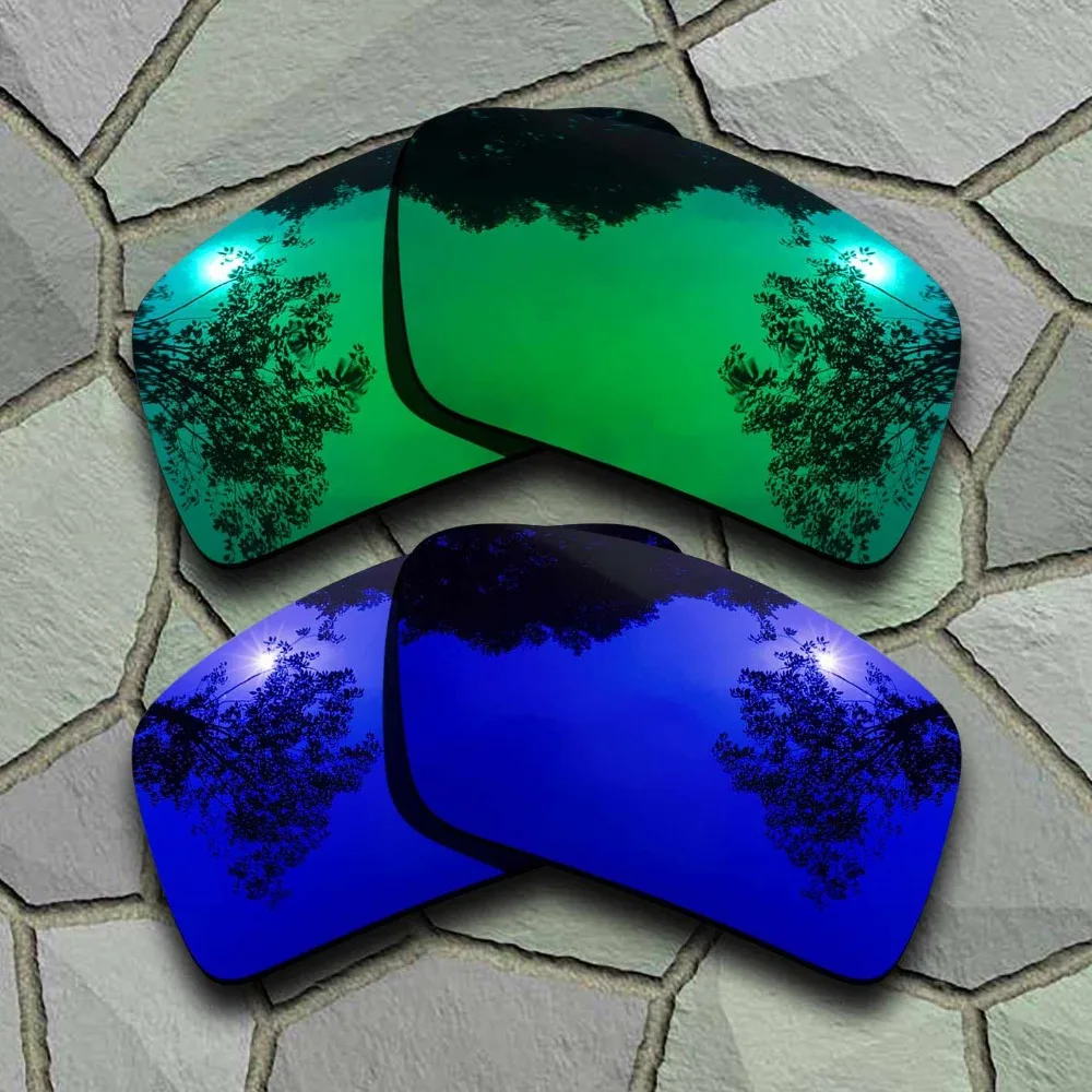 

Jade Green&Violet Blue Sunglasses Polarized Replacement Lenses for Eyepatch 2