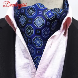 DANEllYISI-Écharpe imprimée à pois pour hommes, écharpes de luxe, mode de haute qualité, écharpe d'affaires pour hommes, jacquard d'Angleterre imbibé