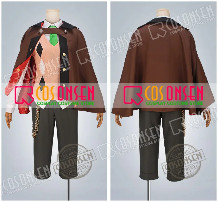 COSPLAYONSEN Nakahara Chuya Cosplay Costume All Size Full Set  Halloween Suit