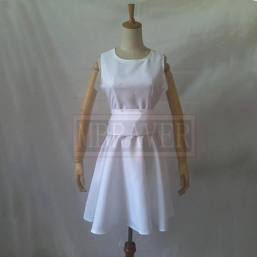 Japanese anime Magi Cosplay Morgiana Cosplay Costumes White Dress Any Size