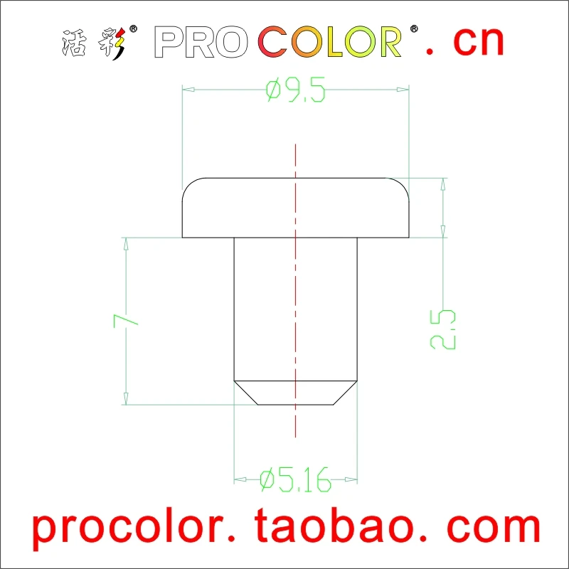 Kitchen Wardrobe Cabinet Part T type solid Translucent silicone Rubber sealing watertight plug 4.76 3/16