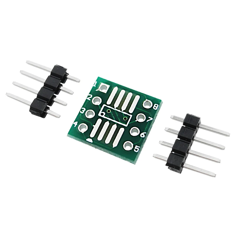10PCS/LOT MSOP / SOIC / TSSOP SOP8 turn DIP8 IC adapter Socket / Adapter plate / PCB PB-FREE