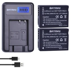 Batmax DMW-BCG10 BCG10 BCG10E battery+LCD USB Charger for Panasonic Lumix DMC-3D1 DMC-TZ7 DMC-TZ8 DMC-TZ10 DMC-TZ18 DMCTZ19