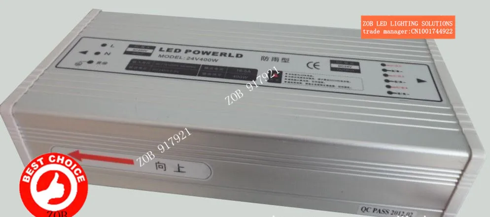 [ZOB]The new power supply aluminum profiles 12V 24V 100W 150W 200W 250W 350W 400W rain LED power supply factory direct--2PCS/LOT