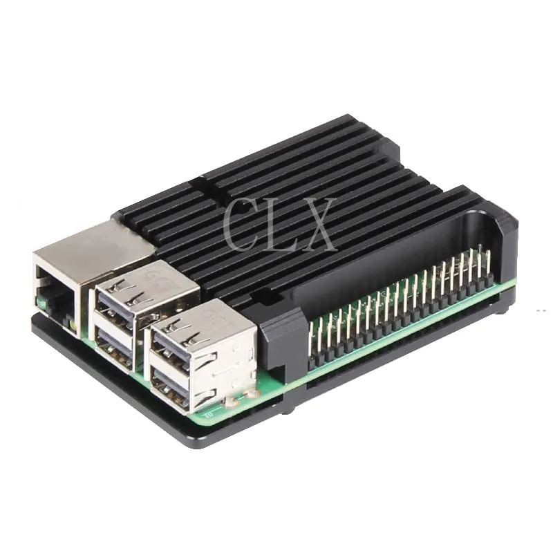 Raspberry Pi Shell Kotak Raspberry Pi Umum Disipasi Paduan Aluminium Shell untuk Raspberry Pi 2B/3B/3B +