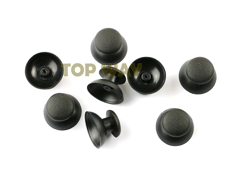 200sets 3D Analog Joystick 3D Rocker Joystick Cap Shell Mushroom Caps thumbstick cap small hole for PS2 Controller
