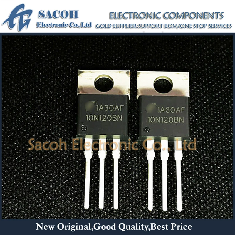 리퍼브 오리지널 N-ch IGBT, HGTP10N120BN, HGT1S10N120BNS, 10N120BN, TO-220/263, 10A, 1200V, 10 개/몫