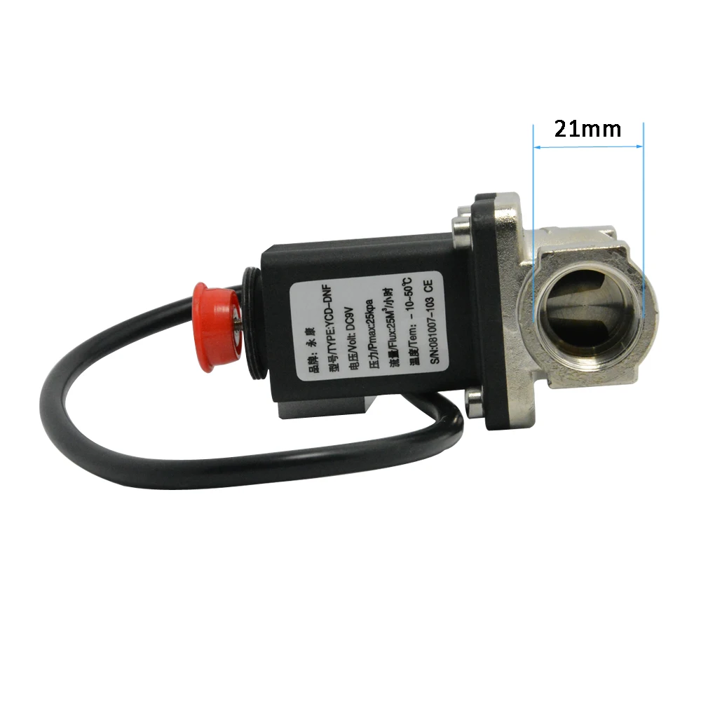 1Pcs 90-240VAC Combustible Gas Alarm Cut Off DN15 Solenoid Valve Gas Leaking Coal Natural LPG Gas Leak Detector Kitchen