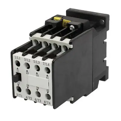 

36V 50Hz Coil 5.2A Three Poles 2NO 2NC 35mm Mounting Rail 4KW AC Contactor