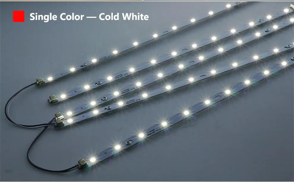 Módulo de luz LED para techo, barra de reemplazo de lámpara LED de 32W, 40W, 24W, 18W, 5730 V con soporte magnético y controlador, 220