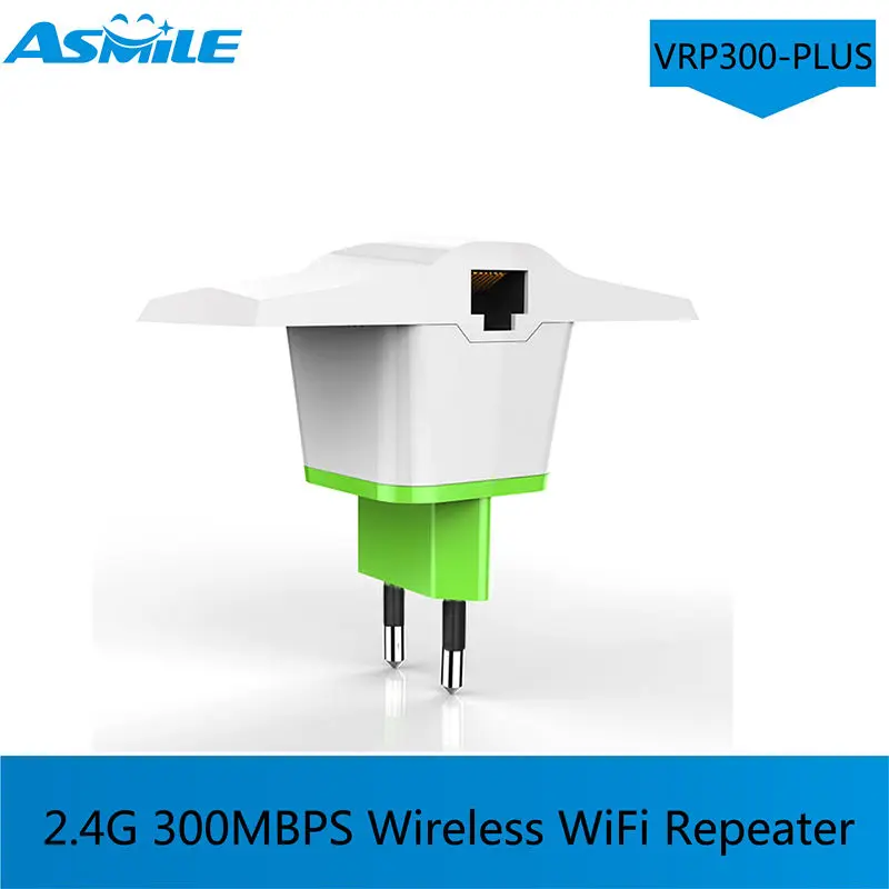 

2017 hot sale 2.4G 300Mbps wireless WiFi Repeater with Wall Plug wireless wifi repeater from asmile