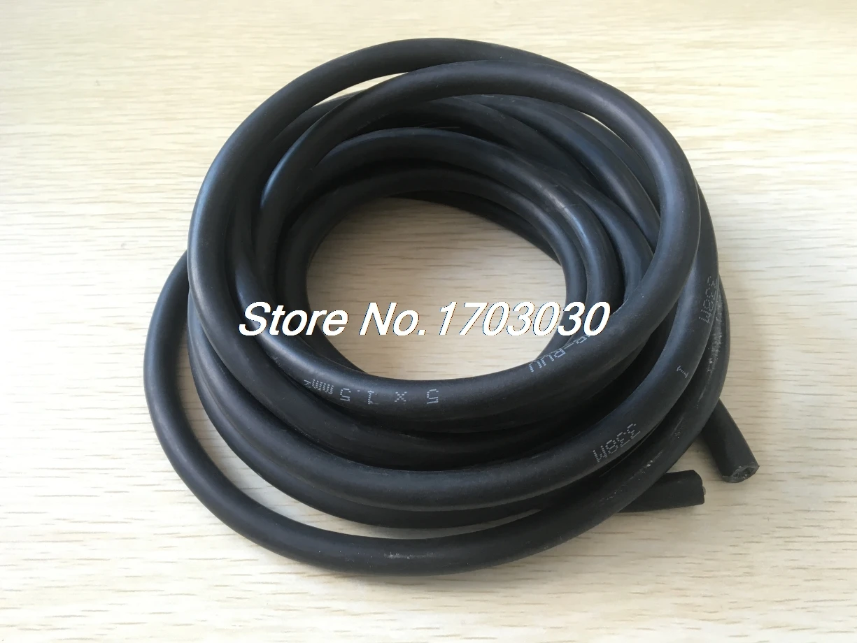 

15/5 AWG Wire 1.5mm Copper Cores PVC Coated Sleeve RVV Cable Cord 16.2 Feet 4.9M