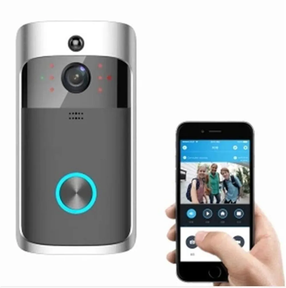 720P Wide Angle Long Time Standby Wireless Intercom WIFI Doorbell Video Door Phone