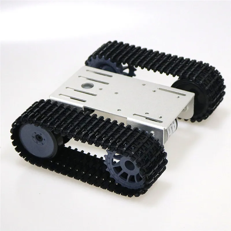 mini TP101 Smart Tank Chassis Tracked Chassis Remote Control Platform with Dual DC Motor for Arduino Car DIY Set