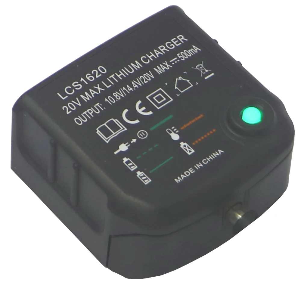 Cargador de batería de litio LCS1620 para Black Decker 20V, batería de iones de litio LBXR20 LBXR20-OPE LB20 LBX20 LBX4020 LB2X4020 LB2X3020-OPE