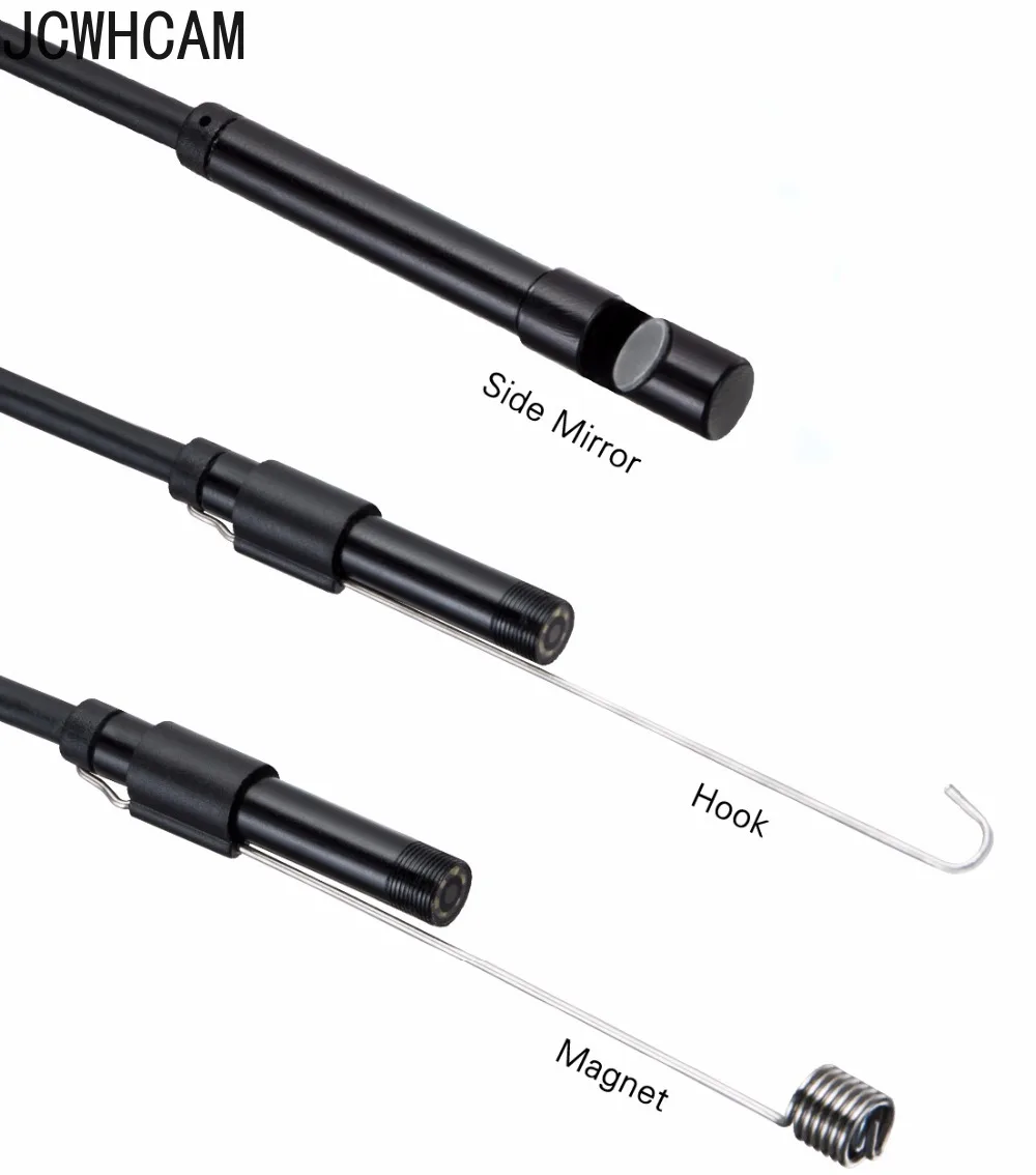 1080P Full HD  Endoscope Camera MicroUsb Type C Android Smartphone 2M 5M 10m Hard Flexible Wire 8mm Endoscopy Camera Inspection