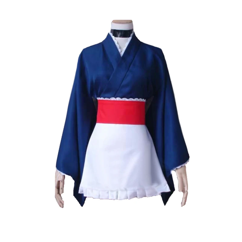 Gintama Tama kimono maid dress costumes Cosplay costume