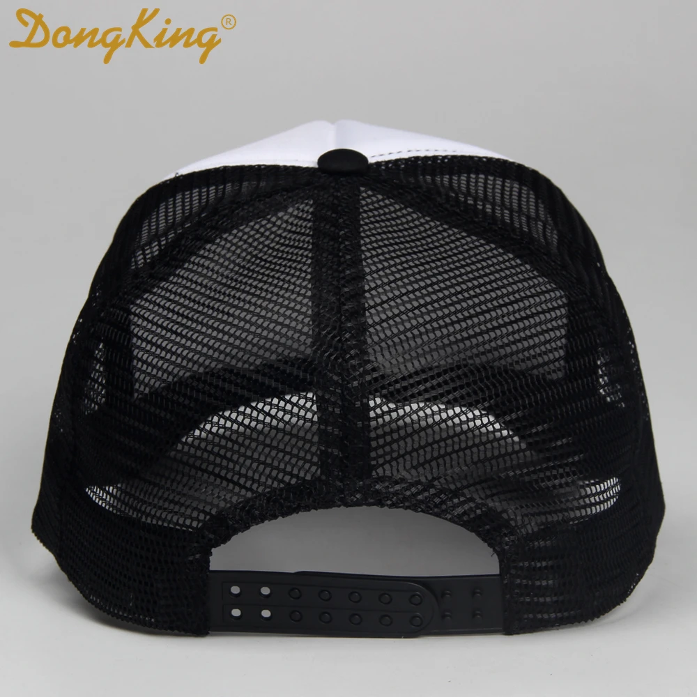 DongKing Trucker Hat DUDE Print Cap Father Mom Son Trucker Dude Hat Kids Child Baby Adult Mesh Baseball Caps Gift