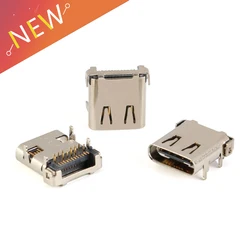 5pcs Micro USB-3.1 DIP/SMD 24P type-c female socket DIP4 two-way Hd transmission interface for Smartphones Charging end plug