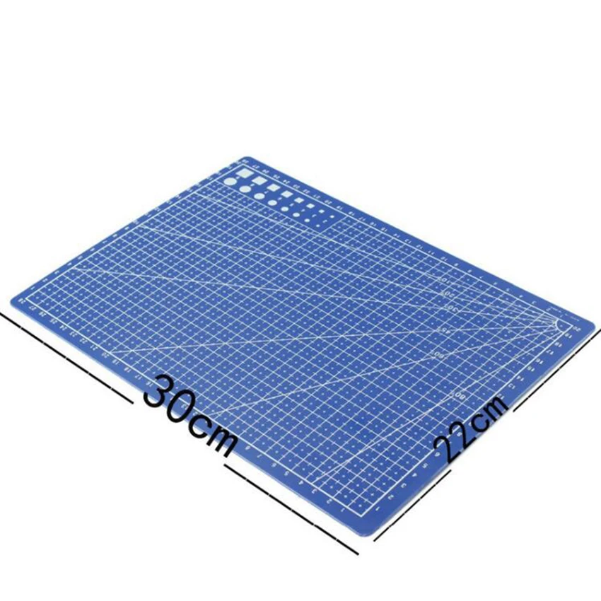 A4 / 30 * 22cm sewing cutting mats Double-sided Plate design engraving cutting board mat handmade hand tools 1pc