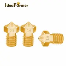 V6 M6 Brass Nozzles 0.2-1.0mm Pack #2