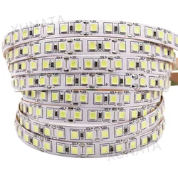 Smd 5050 5054 4040 5630 ledストリップ120leds/メートル5メートル超高輝度非防水IP20 flexibe ledストリップライト12 220vコールドウォームホワイト