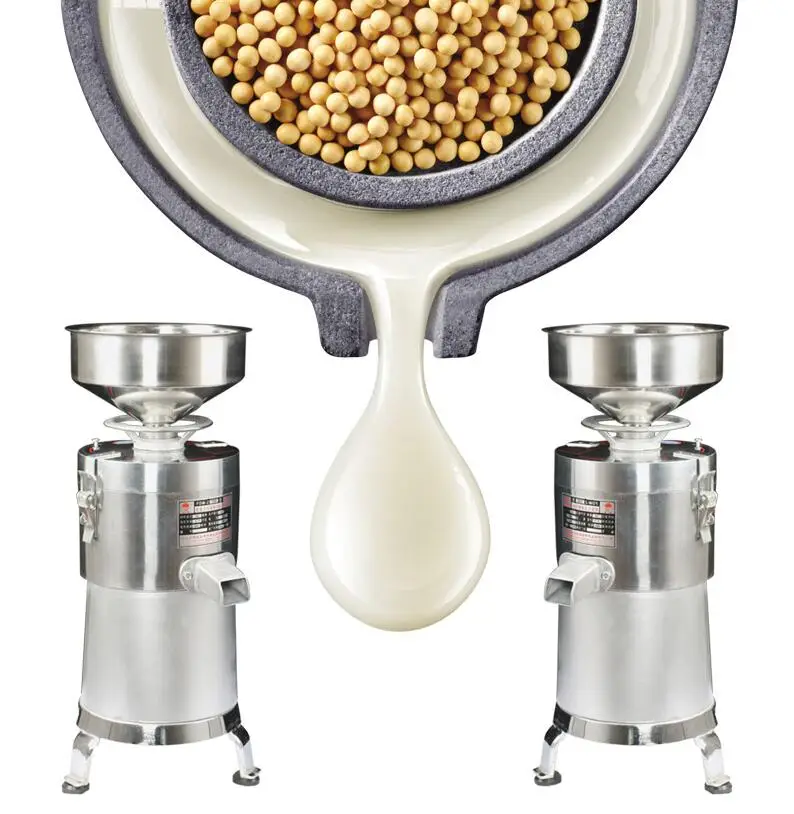 Stainless steel Automatic slag separated Soybean Milk Maker Commercial soybean grinding machine 100 type