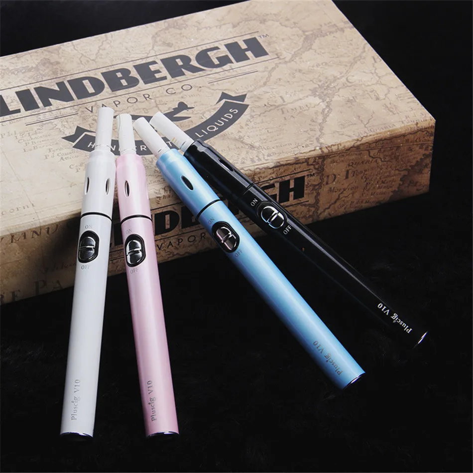 Vendita calda originale Pluscig V10 Vape Pen heat not burn vaporizzatore con kit vape 900mah compatibile per stick iqo stick IQOC