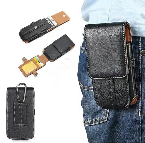 OUKITEL G2 WP32 WP35 WP50 WP52 WP37 Waist Clip Holster Phone Bag Case With Card Slots