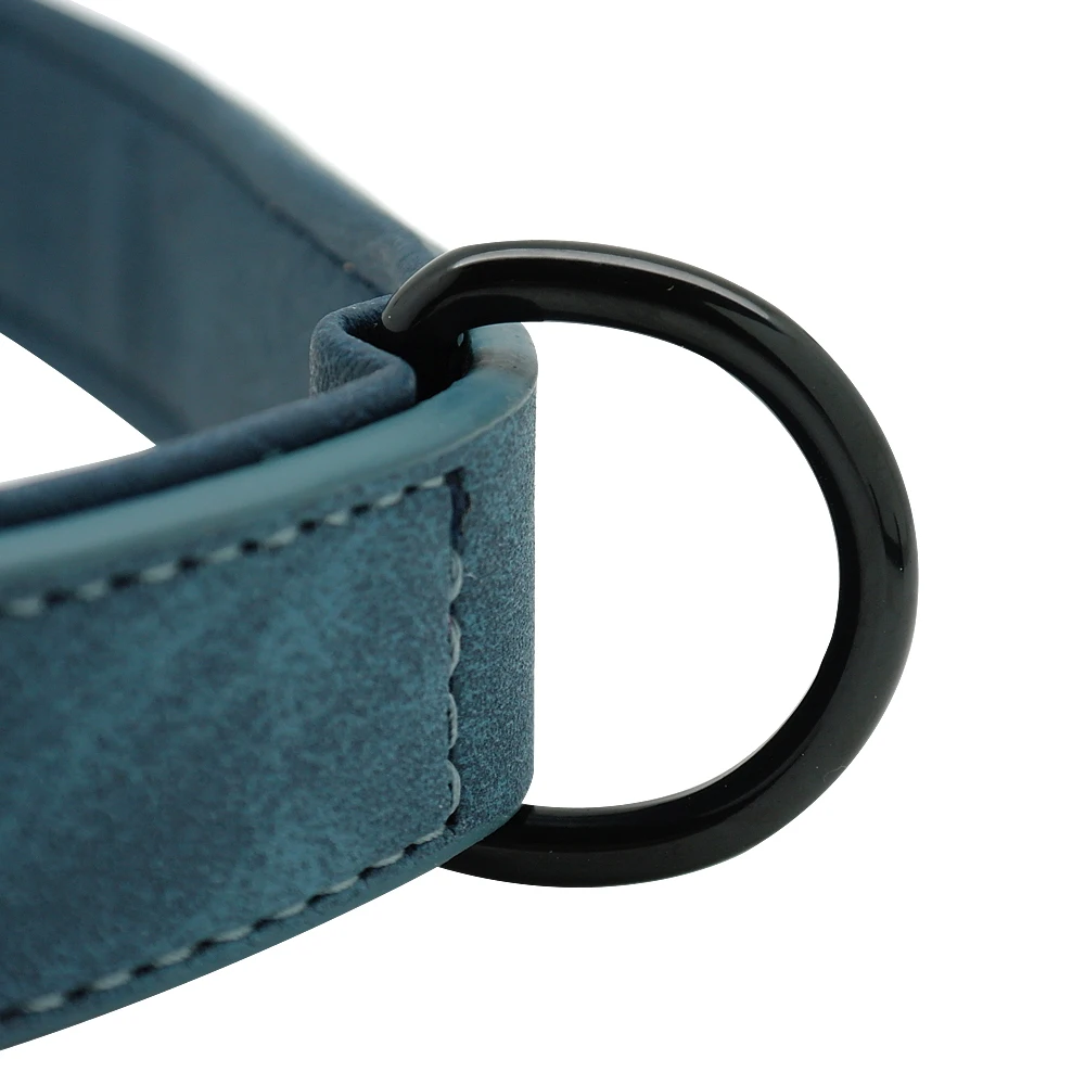 Personalisierte Hund Kragen Nach Leder Hund Halsbänder Innere Gepolsterte Pet ID Kragen Für Kleine Medium Große Hunde Pitbull Bulldog – Detail 7