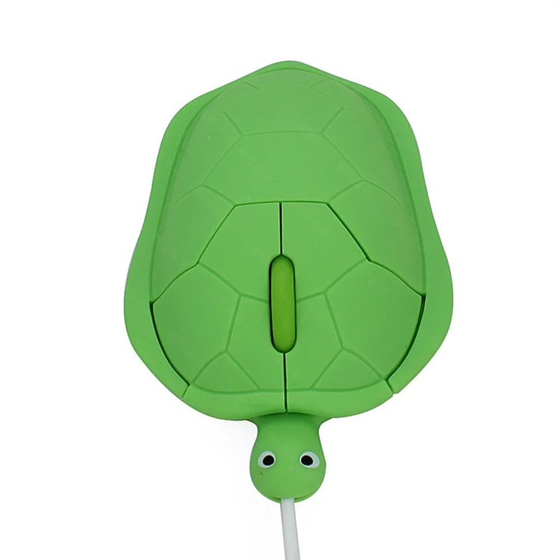 Cartoon Turtle Mouse Gamer Lovely 3D Gaming Wired Mouse 1200DPI 3 Keys For Laptop PC Office Computer Funny Gift