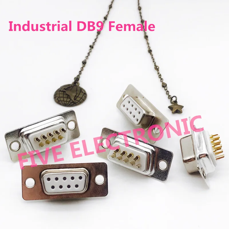 DB9 MINI Gender Changer,Industrial DB9 Connector(Gold plated terminals),  RS232 Connector, DB9 & DB15 outer covering