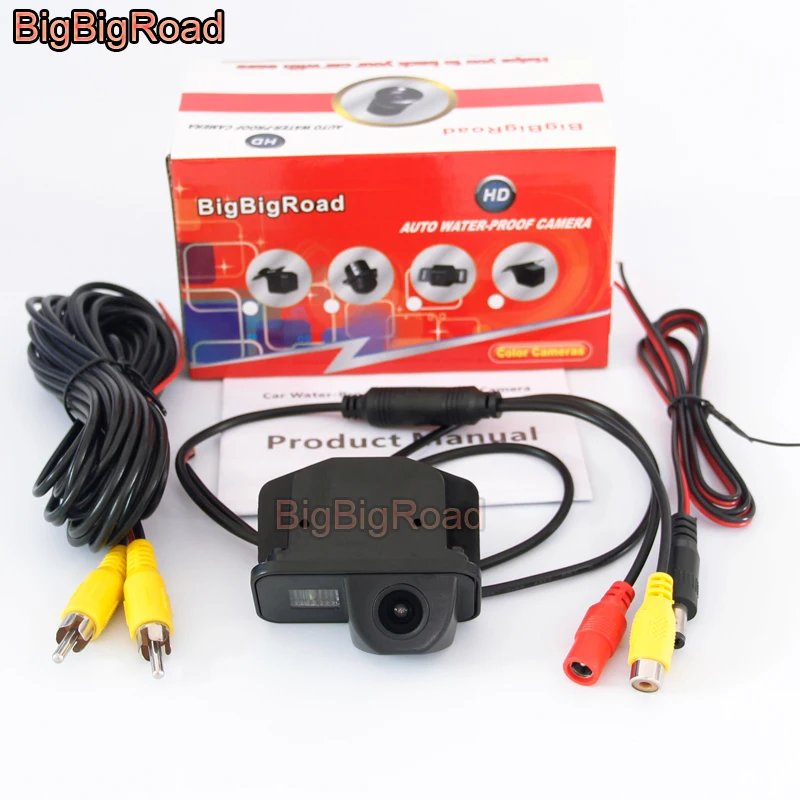 

BigBigRoad Car Rear View Parking CCD Camera For Toyota Corolla 2007 2008 2009 2010 2011 Vios Auris Avensis T25 T27 Waterproof