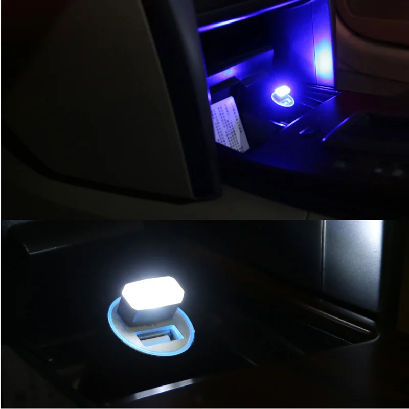 1pcs Car-Styling USB Atmosphere LED Light Car Accessories For Subaru Forester Outback Legacy Impreza XV BRZ Tribeca Trezia