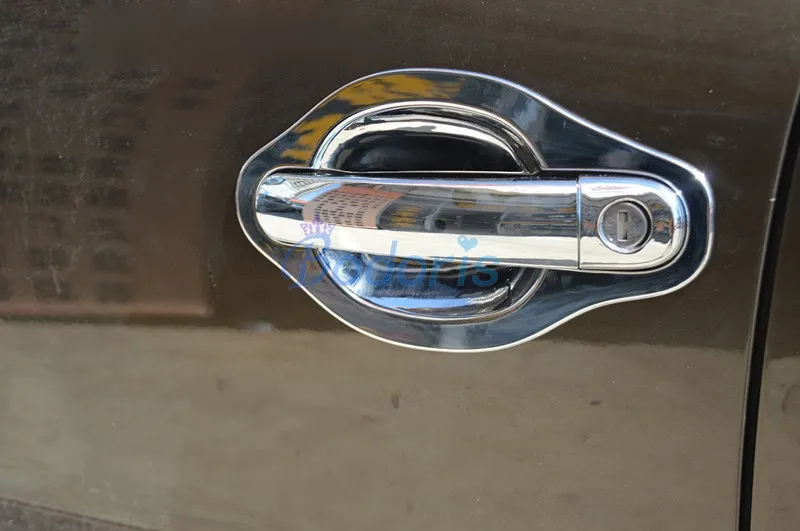 Car Styling Door Handle Cover Bowl Insert Panel 2009 2010 2011 2012 2013 2014 2015 2016 For Volkswagen VW Tiguan Accessories