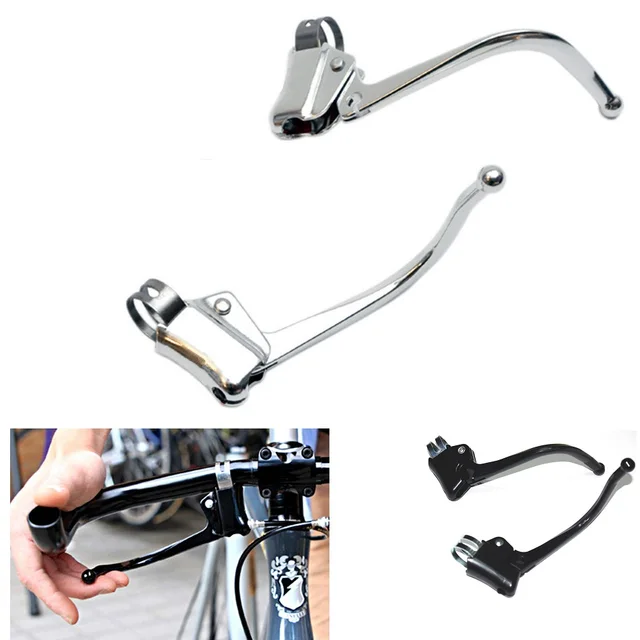 Rower szosowy 22-24mm dźwignia hamulca DC 139 zgięcie uchwyt hamulca DC-139 sam akapit City Road hamulec motocyklowy dźwignie